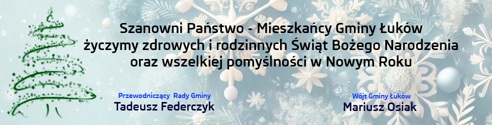 Życzenia bożonarodzeniowe - Gmina Łuków