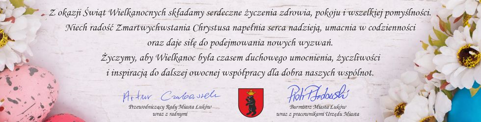 życzenia wielkanocne - Miasto Łuków